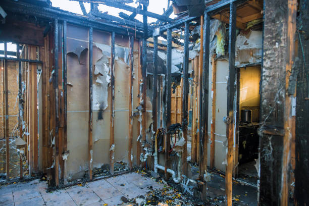 Professional Smoke Damage Removal technician working in North Ridgeville, OH
